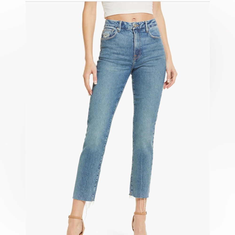 Good American - good classic high waist slim - 00 blue 814